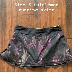 Lululemon running skirt with attached shorts